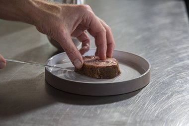 Enjoy your veal blade.