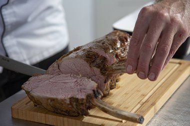 Enjoy your oven roasted veal.