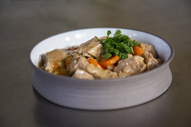 Enjoy your veal stew, bon appétit!
