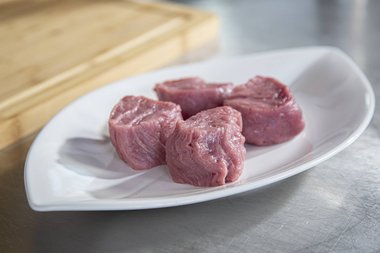 Allow the veal to come to room temperature.